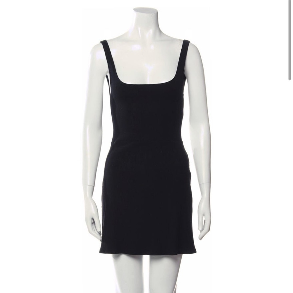 Reformation Black Backless Dress